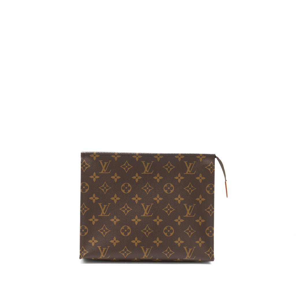 LOUIS VUITTON TOILETRY POCHETTE 26 MONOGRAM CANVAS GHW