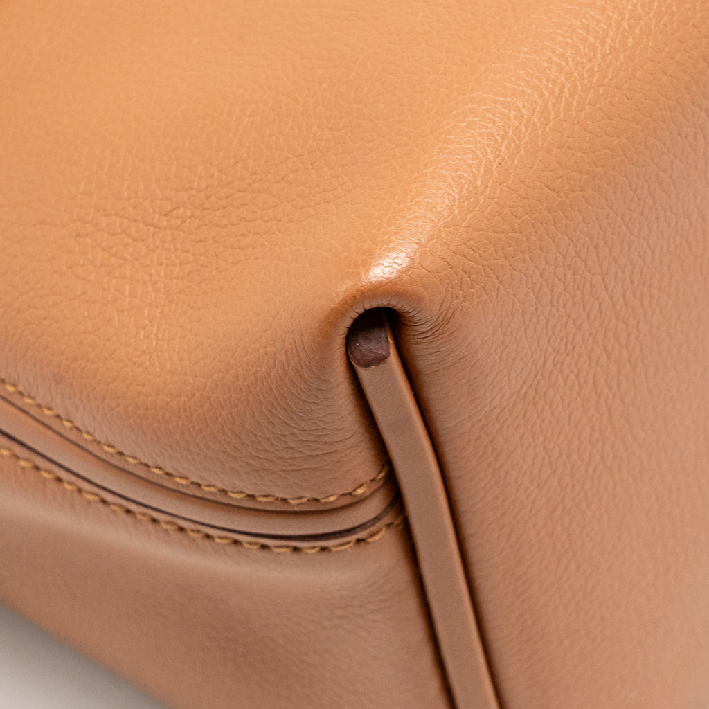 HERMES MINI 24/24 2424-21 BAG EVERCOLOR GOLD GHW