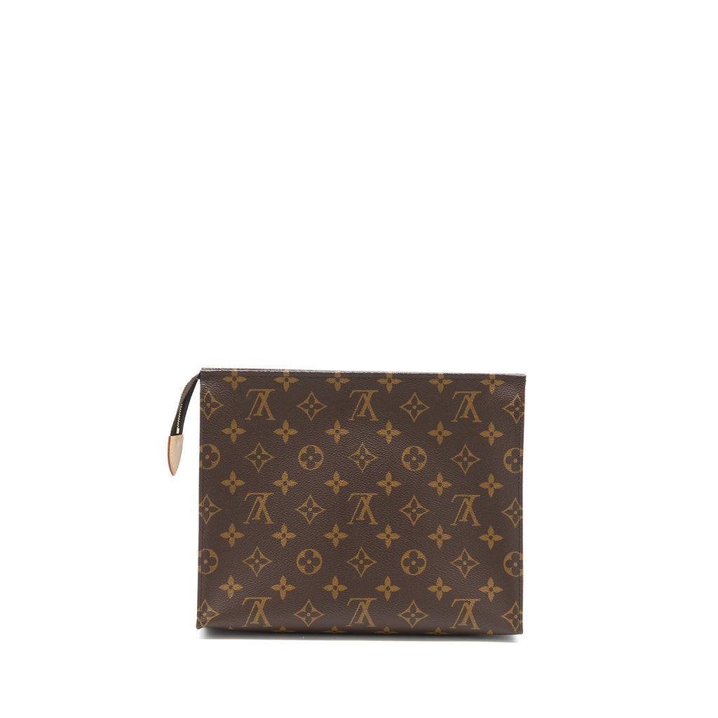 LOUIS VUITTON TOILETRY POCHETTE 26 MONOGRAM CANVAS GHW