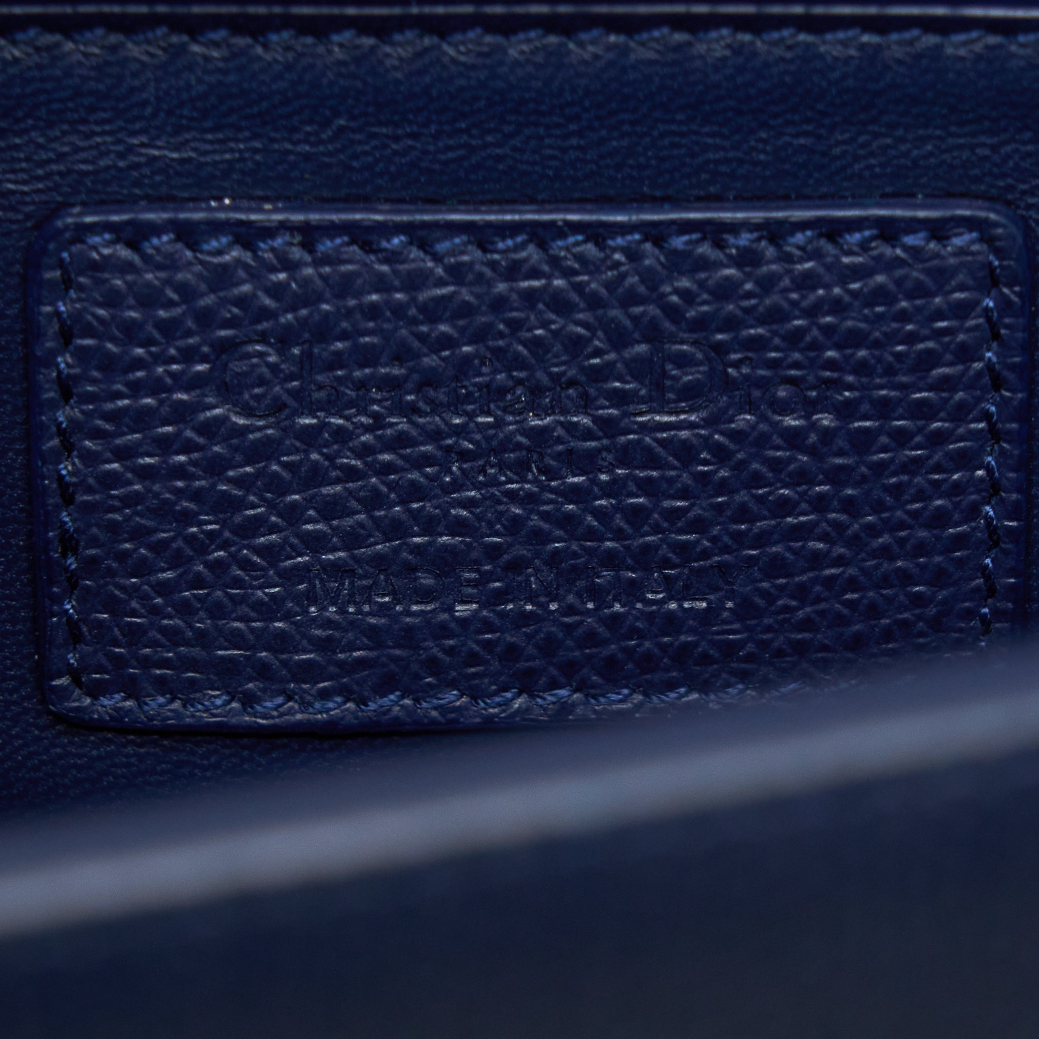DIOR MONTAIGNE 30 CALFSKIN NAVY WITH BLACK HARDWARE