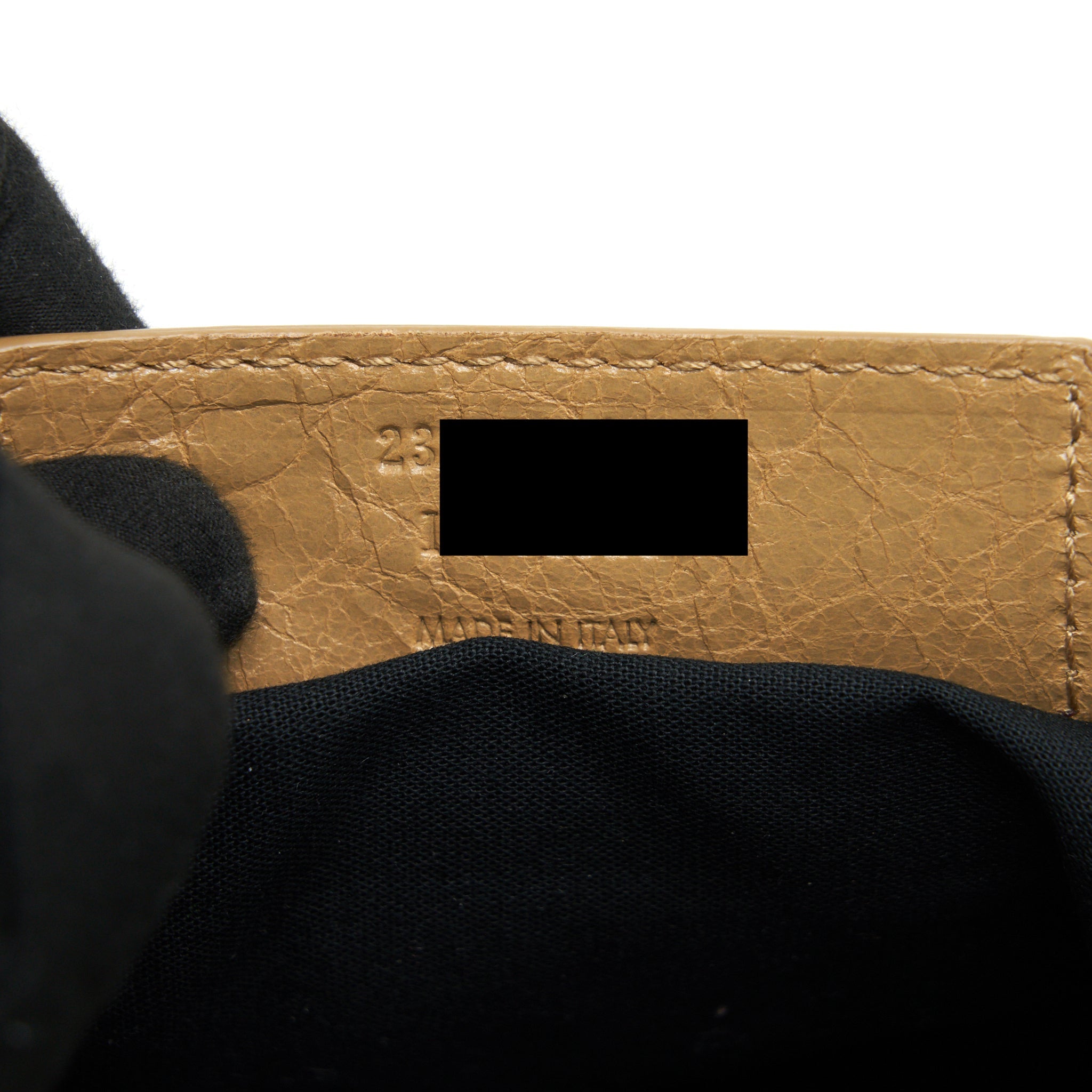 BALENCIAGA GIANT HIP BAG IN BEIGE