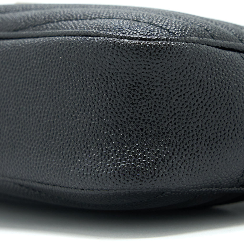 SAINT LAURENT/YSL MINI LOU BAG CALFSKIN BLACK SHW