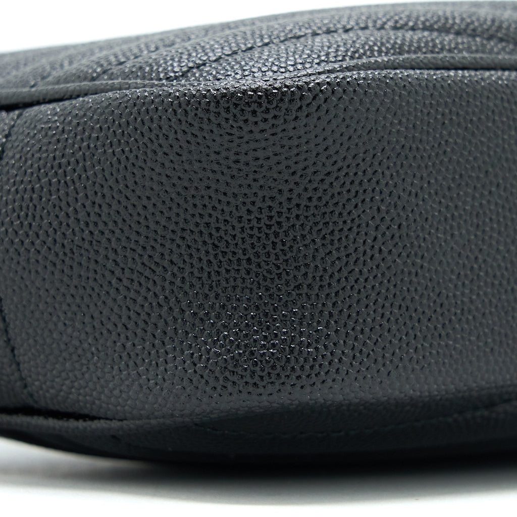 SAINT LAURENT/YSL MINI LOU BAG CALFSKIN BLACK SHW