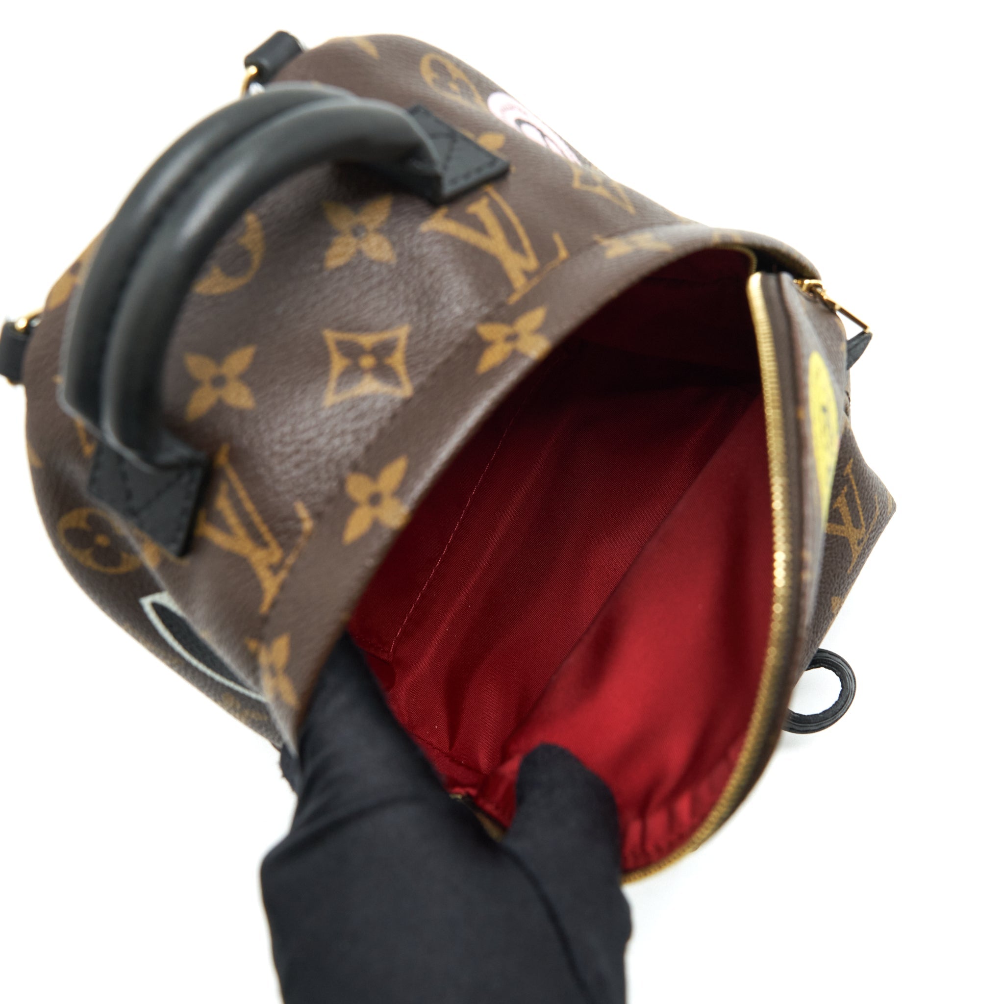 LOUIS VUITTON MINI PALM BACKPACK SPRING LIMITED EDITION MONOGRAM CANVAS GHW