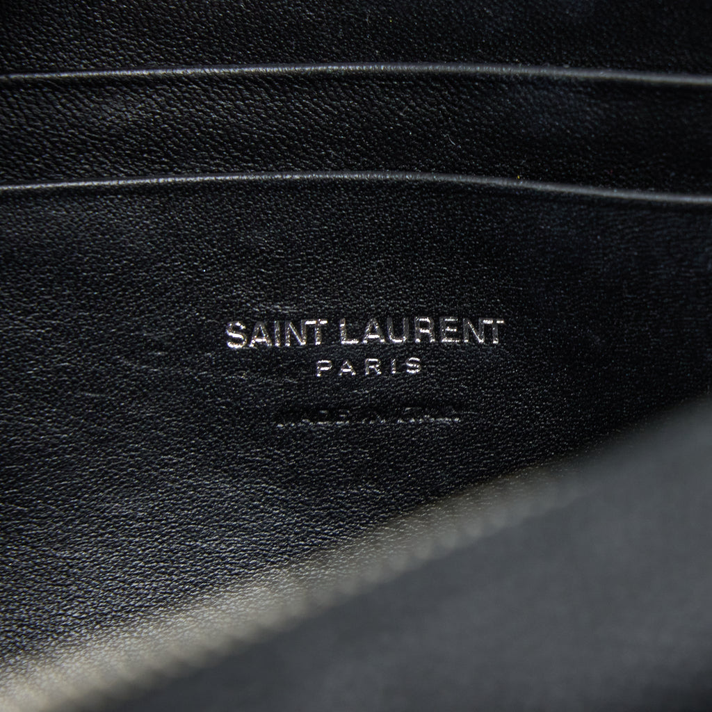 SAINT LAURENT/YSL MINI LOU BAG CALFSKIN BLACK SHW