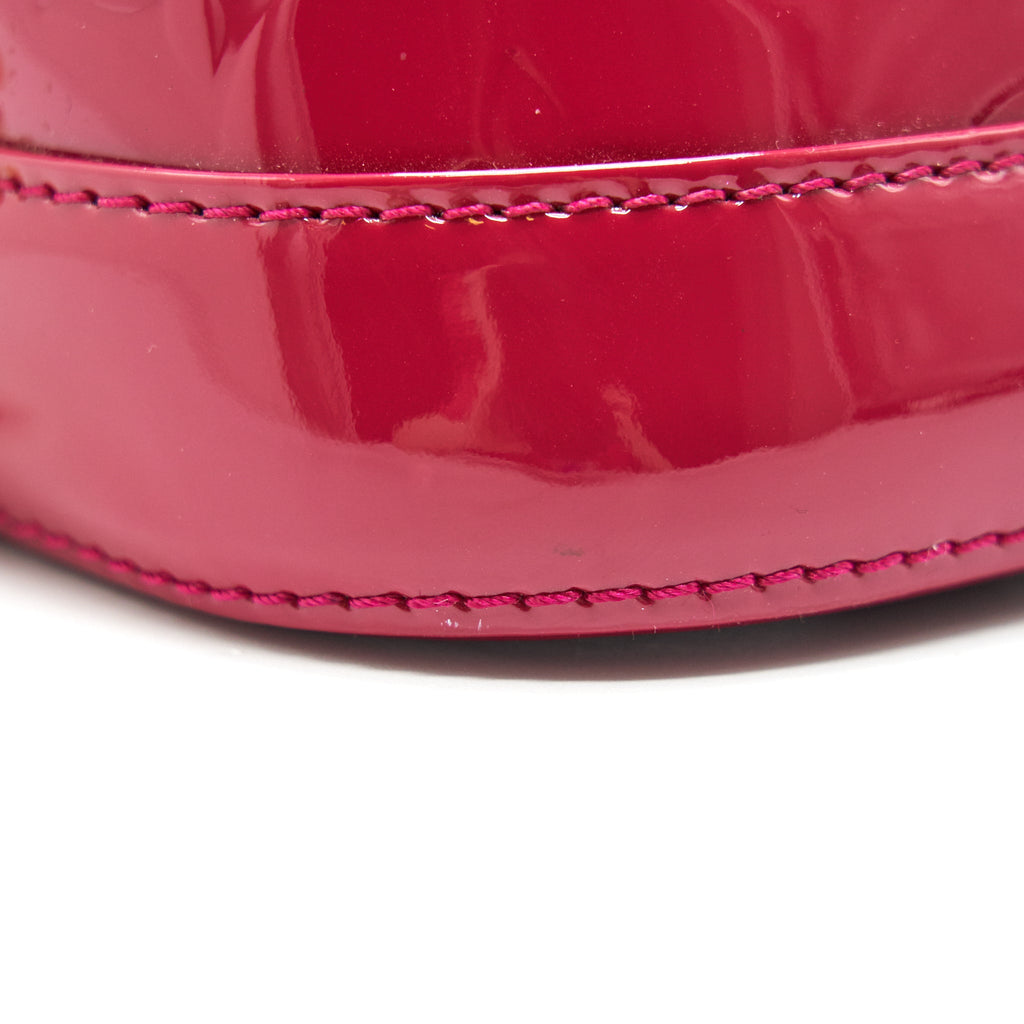 LOUIS VUITTON ALMA PM PATENT LEATHER INDIAN ROSE