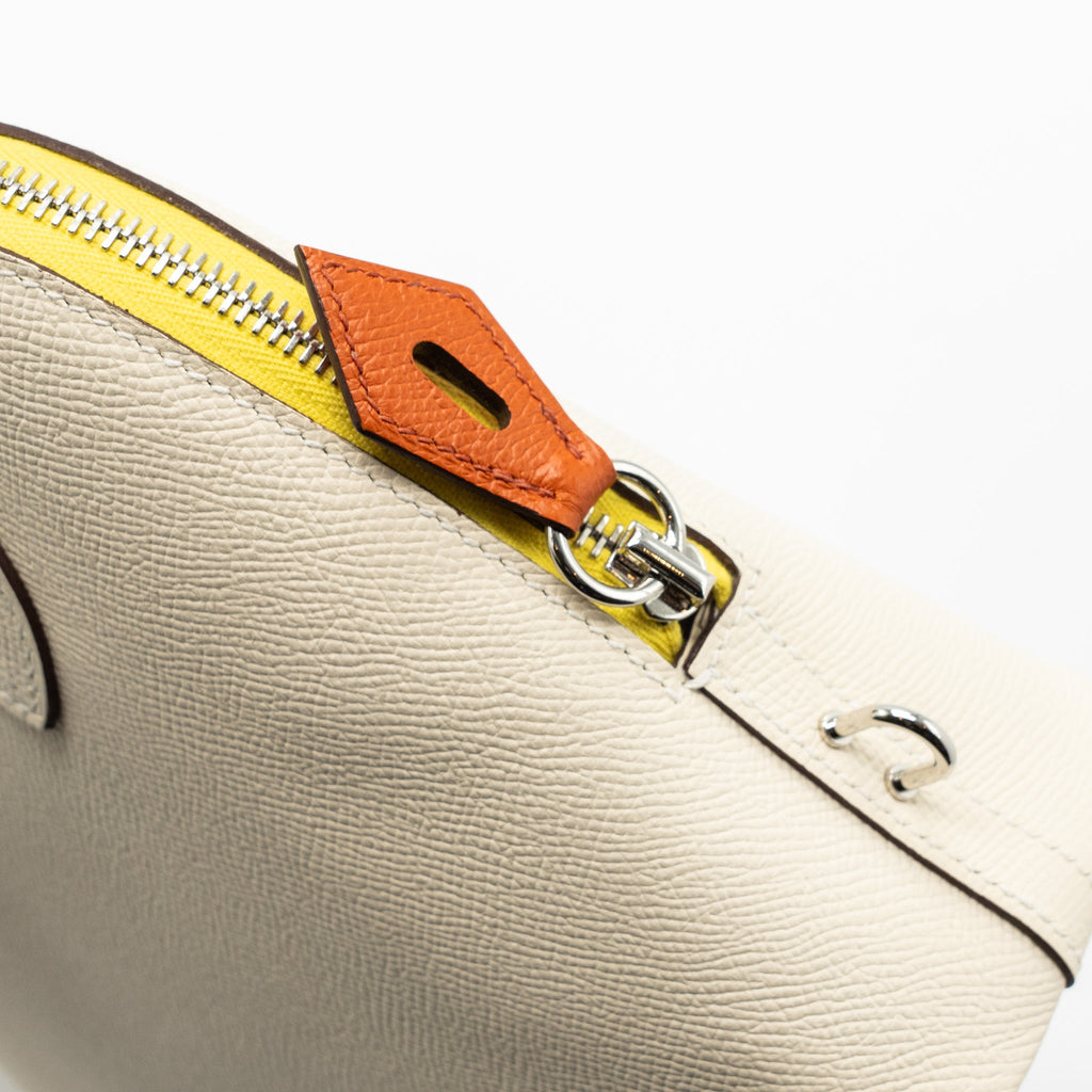 HERMES BOLIDE 1923 25 EPSOM NATA/TERRE BATTUE/JAUNE CITRON SHW