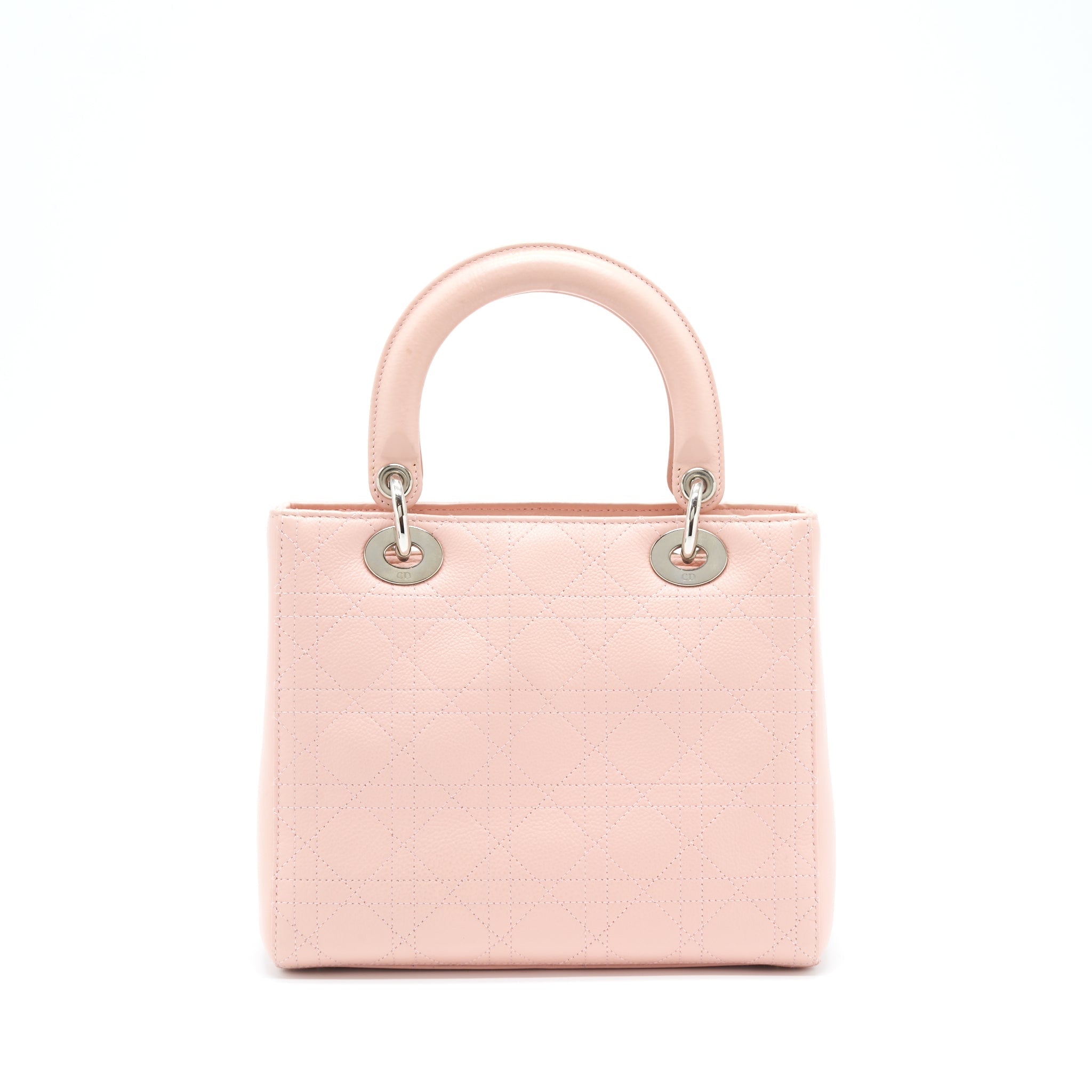 DIOR MEDIUM LADY DIOR CALFSKIN LIGHT PINK SHW