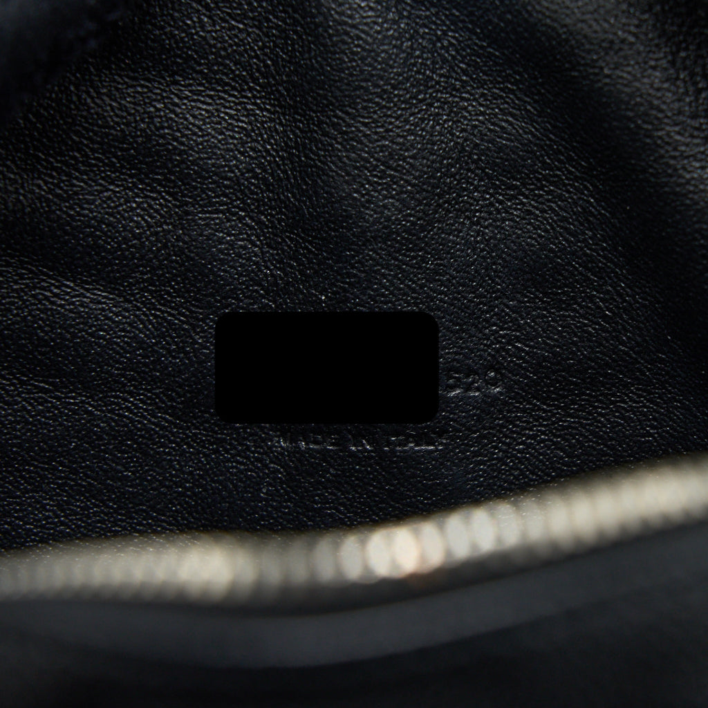 SAINT LAURENT/YSL MINI LOU BAG CALFSKIN BLACK SHW