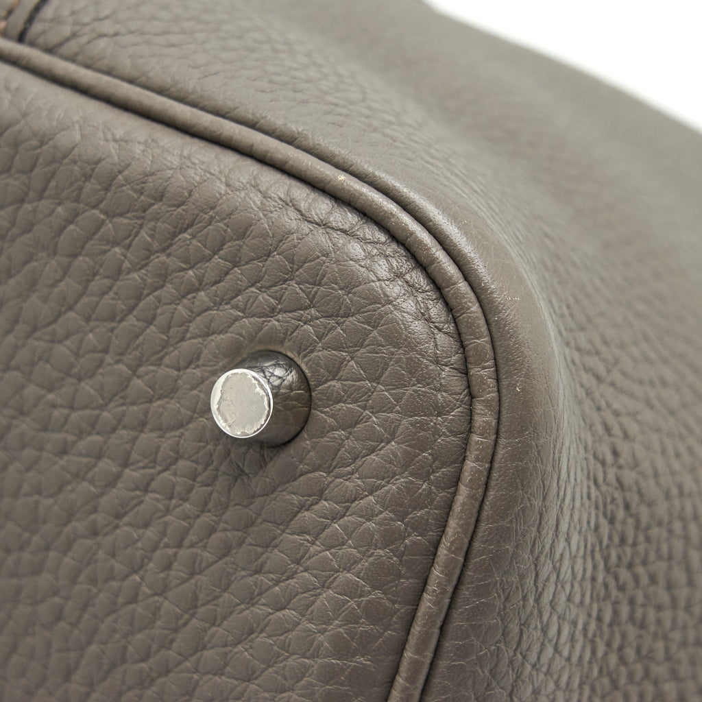 HERMES PICOTIN LOCK 22 GRIS ETAIN SHW
