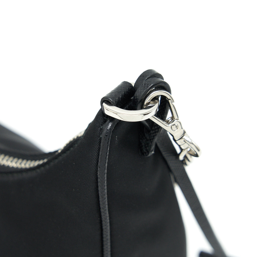 PRADA REEDITION 2005 NYLON BAG BLACK SHW