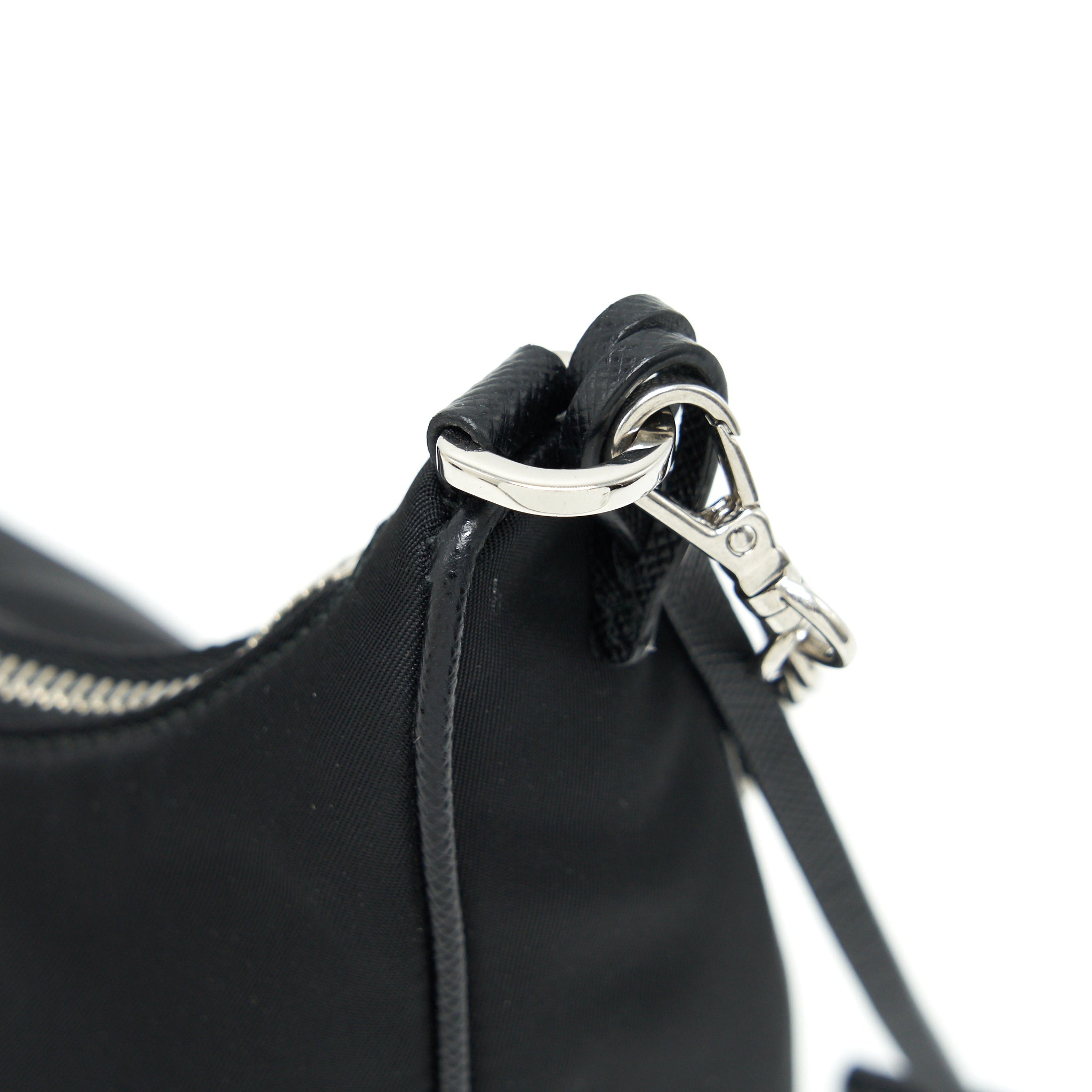 PRADA REEDITION 2005 NYLON BAG BLACK SHW