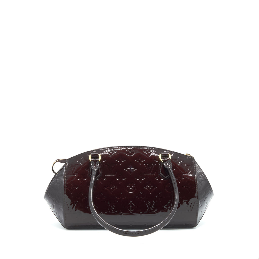 LOUIS VUITTON BOWLING TOTE SHOULDER BAG PATENT LEATHER