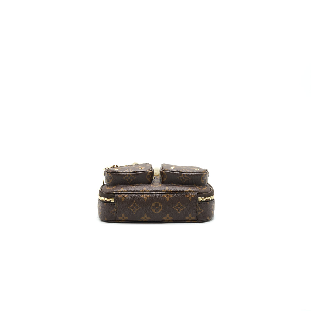 LOUIS VUITTON UTILITY CROSSBODY BAG MONOGRAM CANVAS