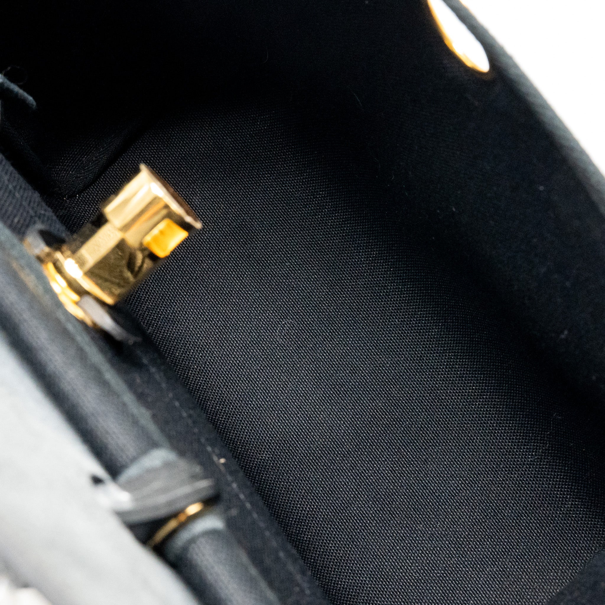 HERMES HERBAG 31 ZIP BAG CANVAS/HUNTER LEATHER BLACK GHW