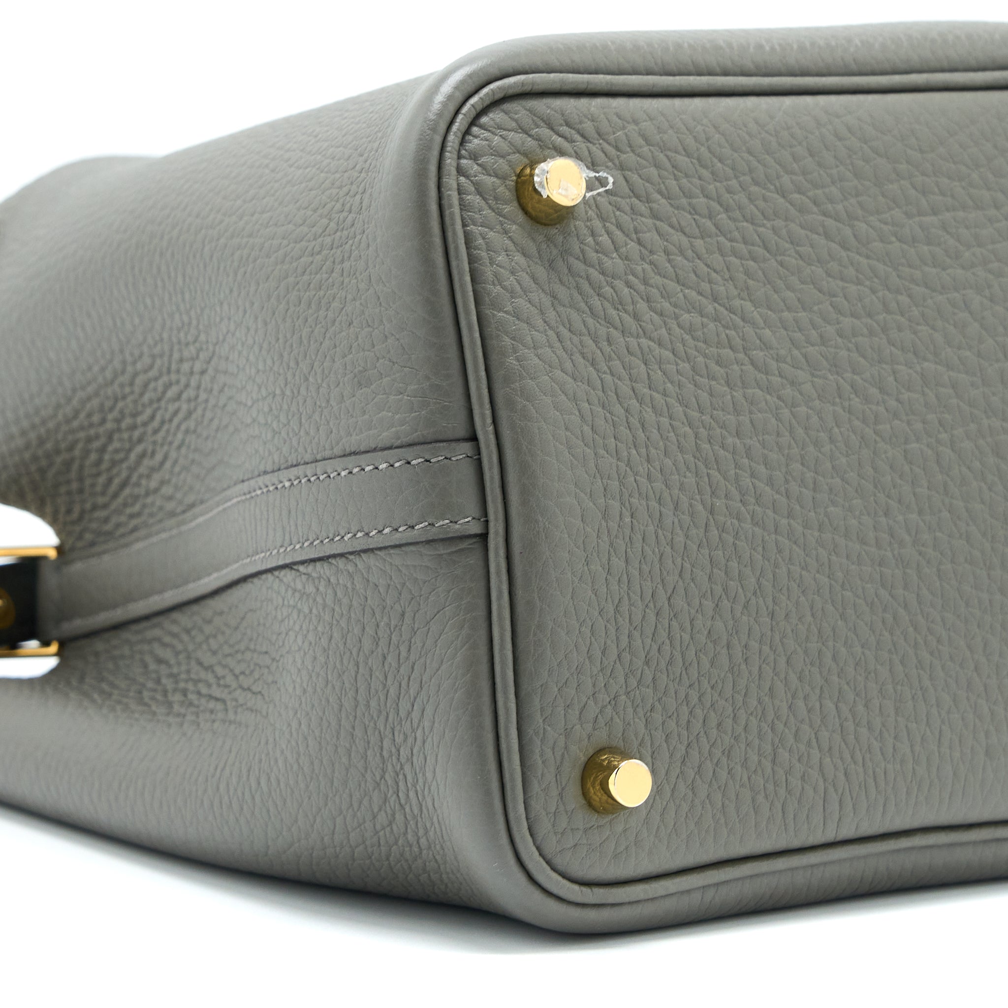 HERMES PICOTIN 18 LOCK BAG CLEMENCE 0L GRIS MEYER GHW