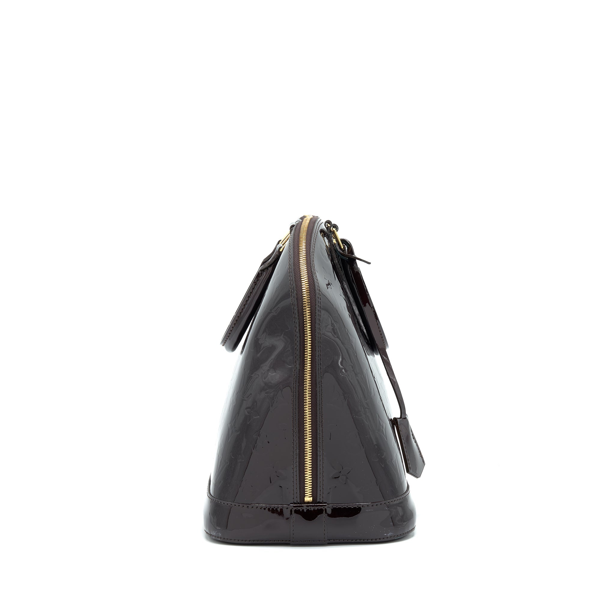 LOUIS VUITTON ALMA GM PATENT LEATHER AMARANTE VERNIS