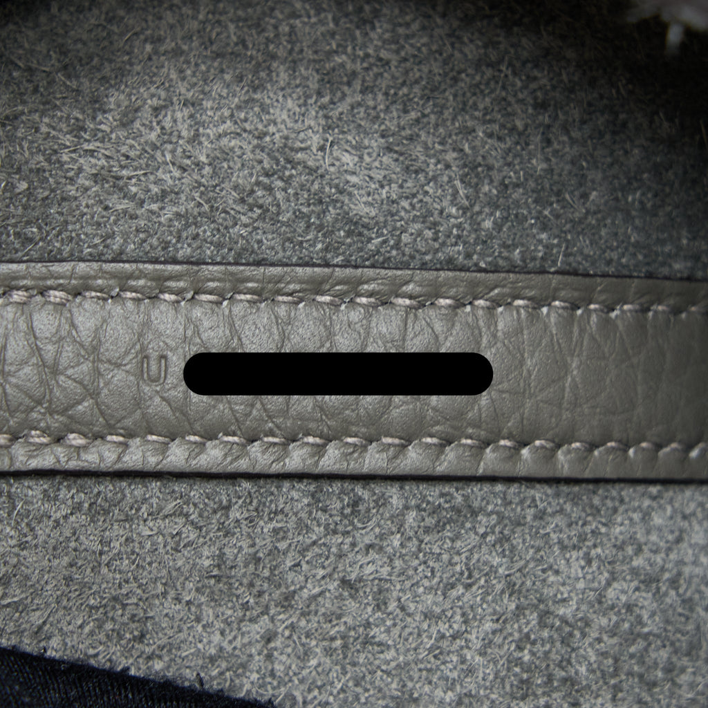 HERMES PICOTIN 18 LOCK BAG CLEMENCE 0L GRIS MEYER GHW
