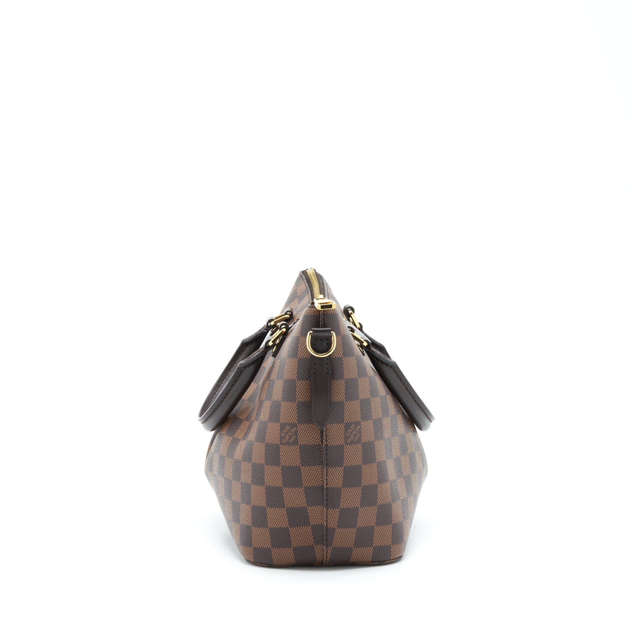 LOUIS VUITTON SIENA MM SHOULDER BAG DAMIER EBENE GHW