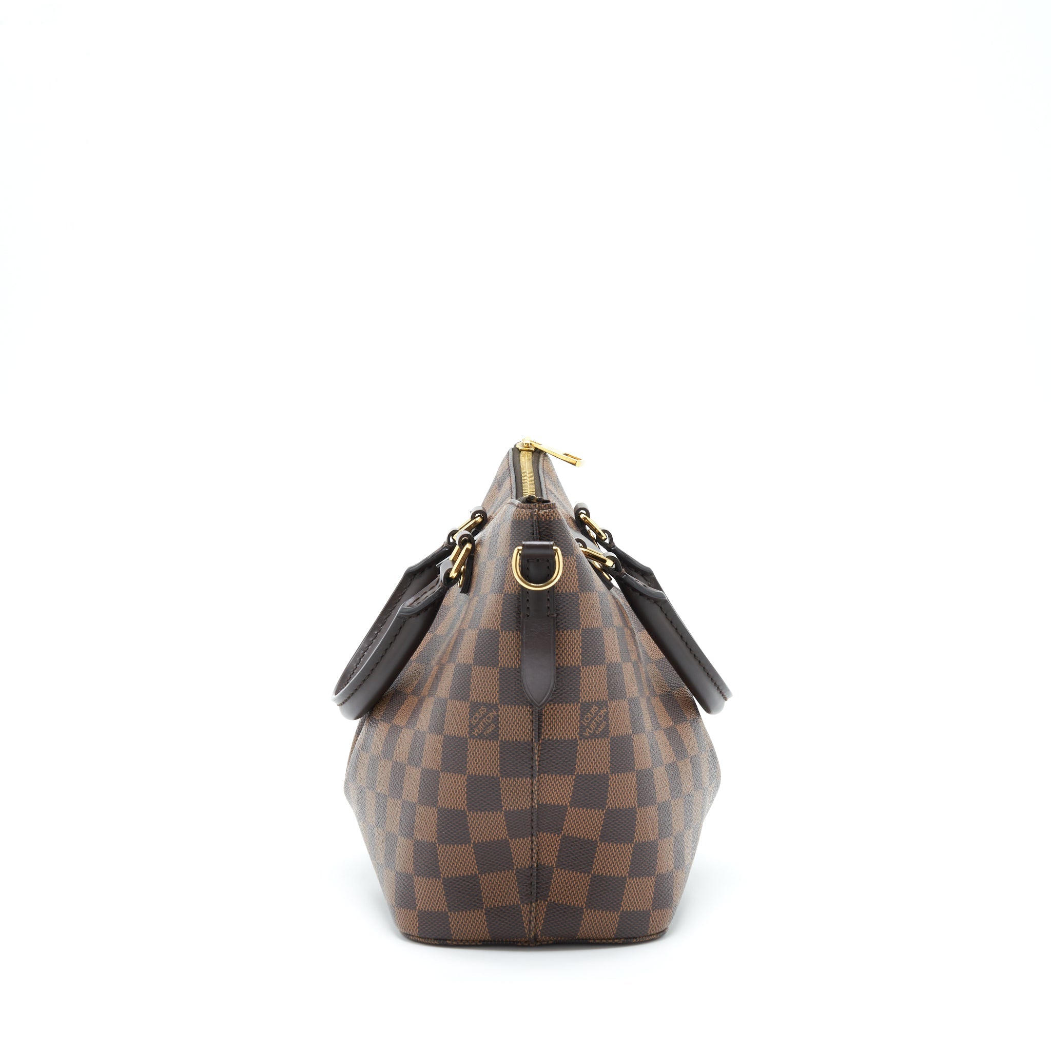 LOUIS VUITTON SIENA MM SHOULDER BAG DAMIER EBENE GHW