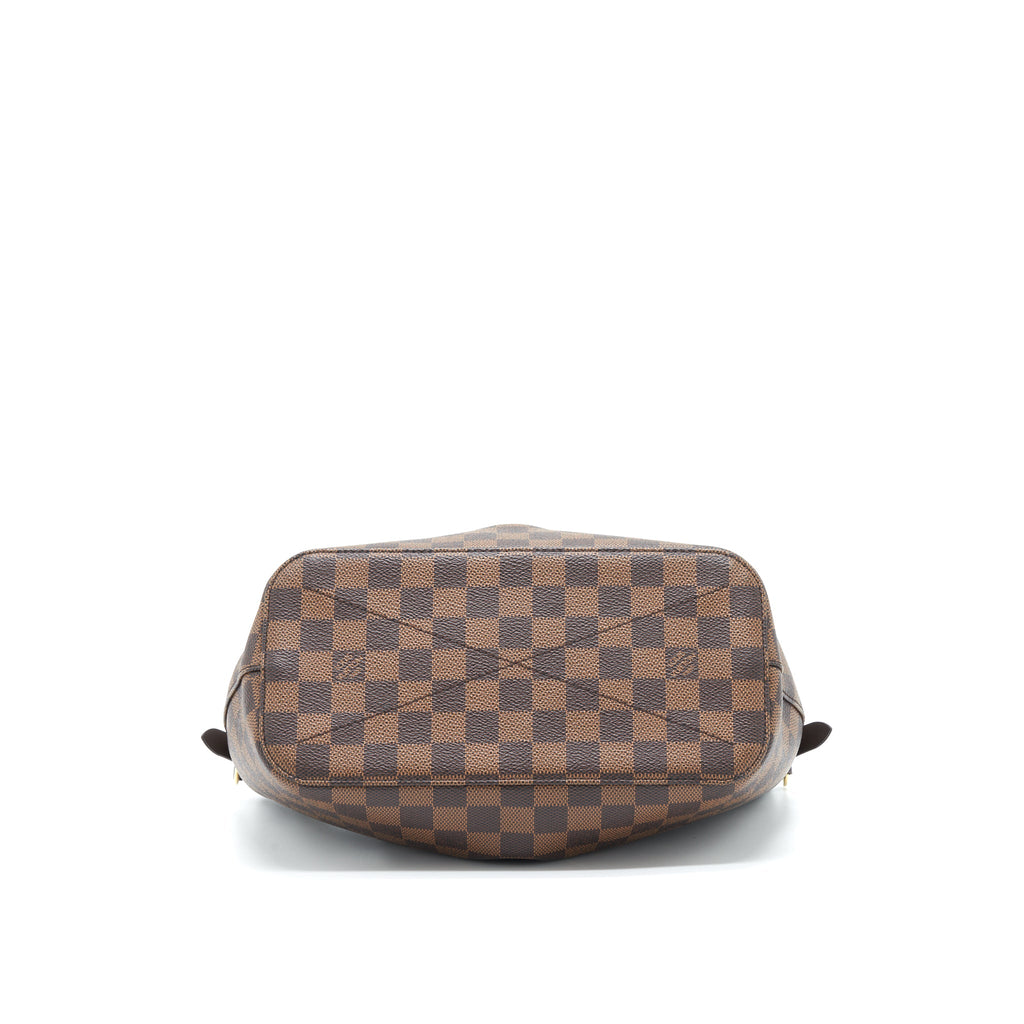 LOUIS VUITTON SIENA MM SHOULDER BAG DAMIER EBENE GHW