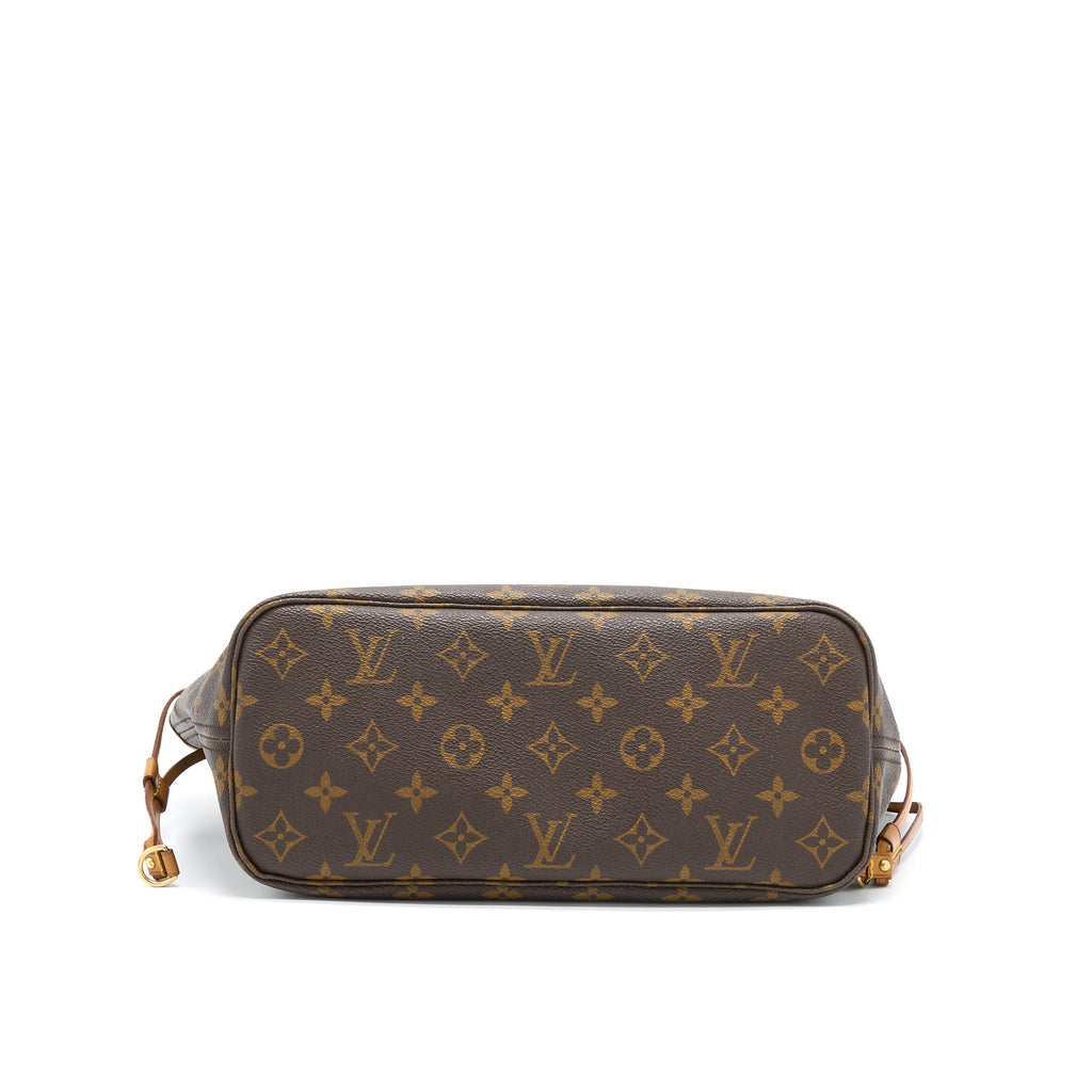 LOUIS VUITTON NEVERFULL PM MONOGRAM CANVAS GHW