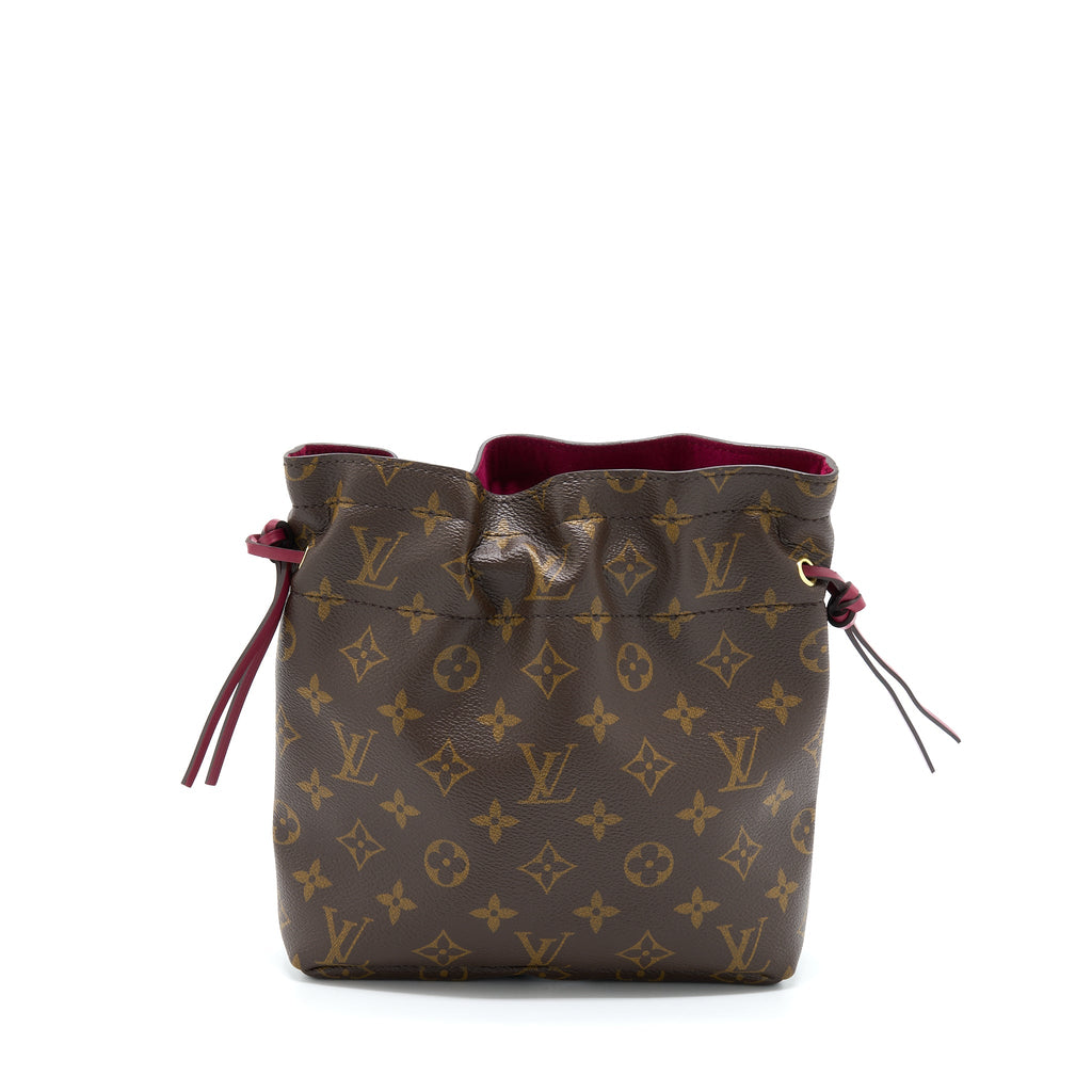 LOUIS VUITTON NOE POUCH MONOGRAM CANVAS GHW