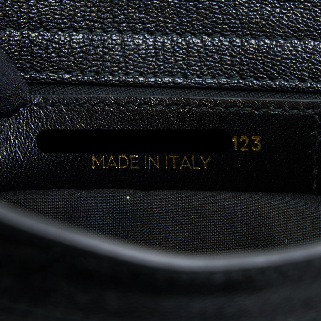 BALENCIAGA EDGE CITY BAG GOATSKIN BLACK GHW