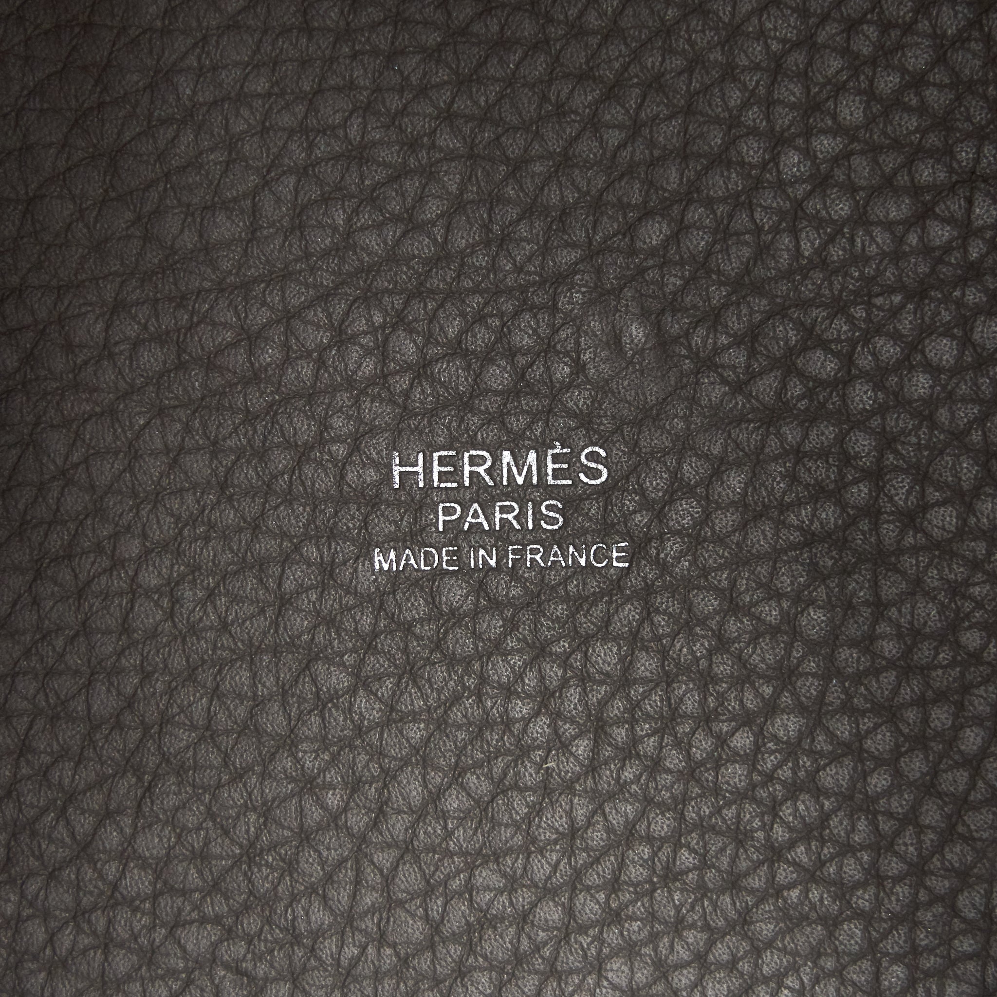 HERMES PICOTIN LOCK 22 GRIS ETAIN SHW
