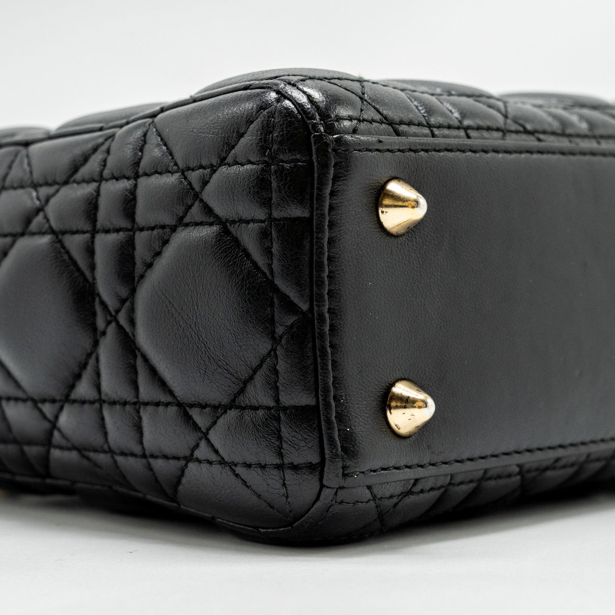 DIOR MY ABC SMALL LADY DIOR LAMBSKIN BLACK GHW