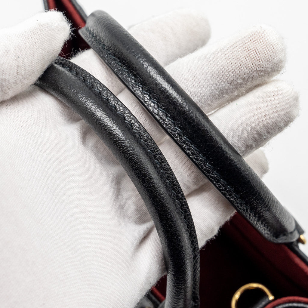 LOUIS VUITTON ONTHEGO PM BICOLOUR MONOGRAM EMPREINTE BLACK GHW