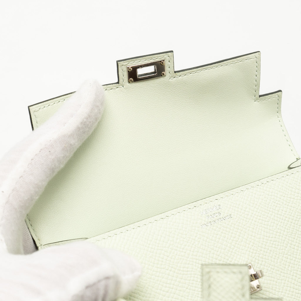 HERMES KELLY DOLE PICTO EPSOM VERT FIZZ / NATA / ROSE TEXAS SHW