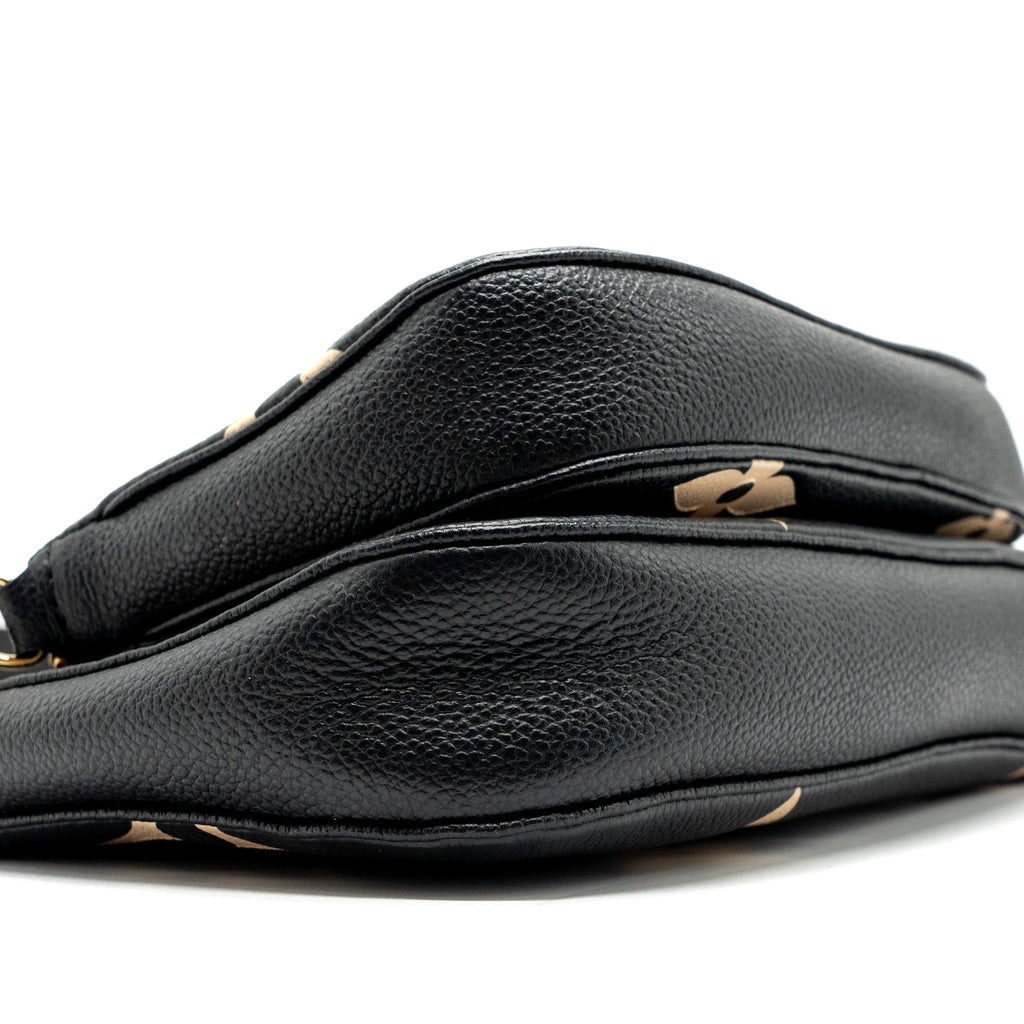 LOUIS VUITTON MULTI POCHETTE MONOGRAM EMPREINTE BLACK GHW