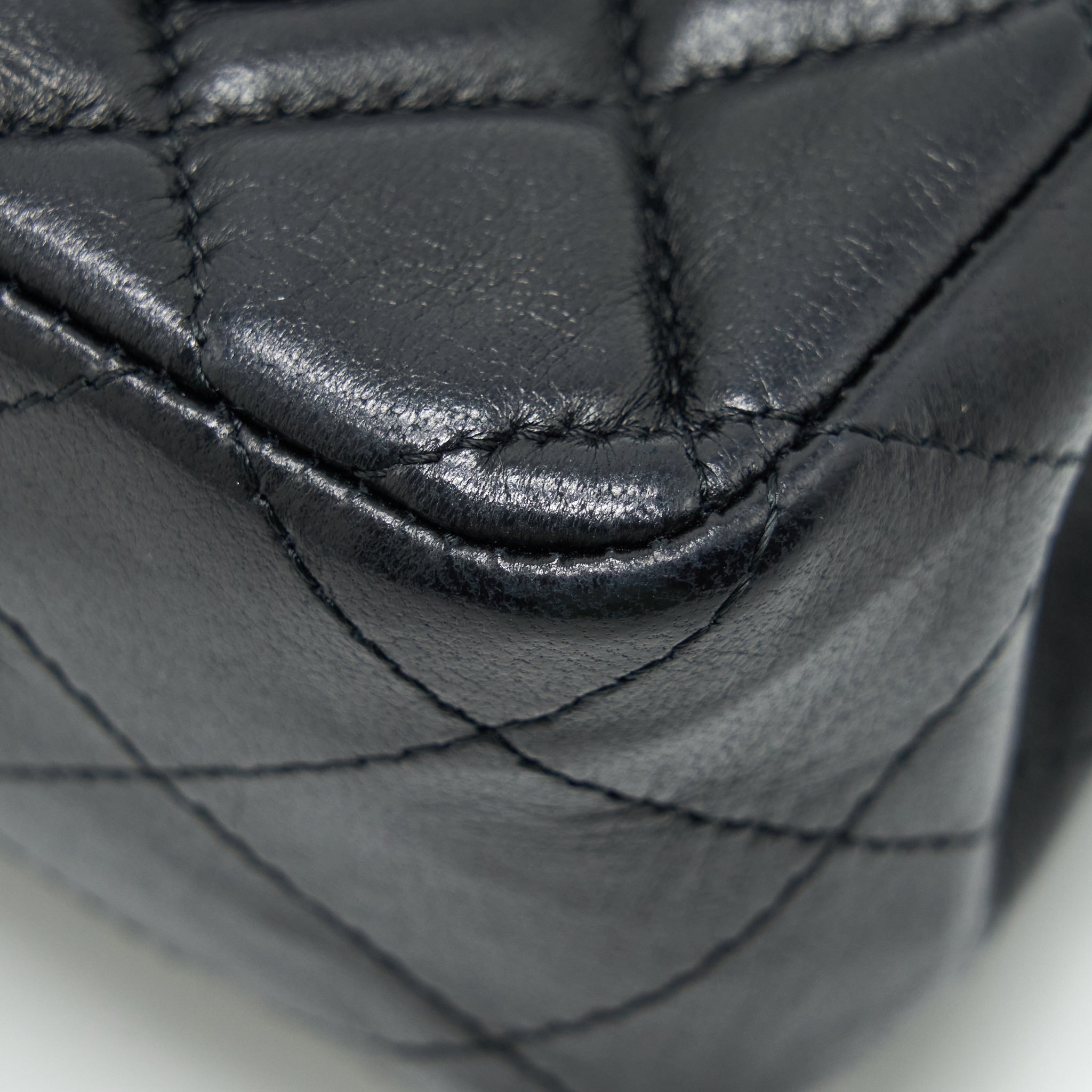 CHANEL MINI RECTANGULAR FLAP BAG LAMBSKIN BLACK GHW