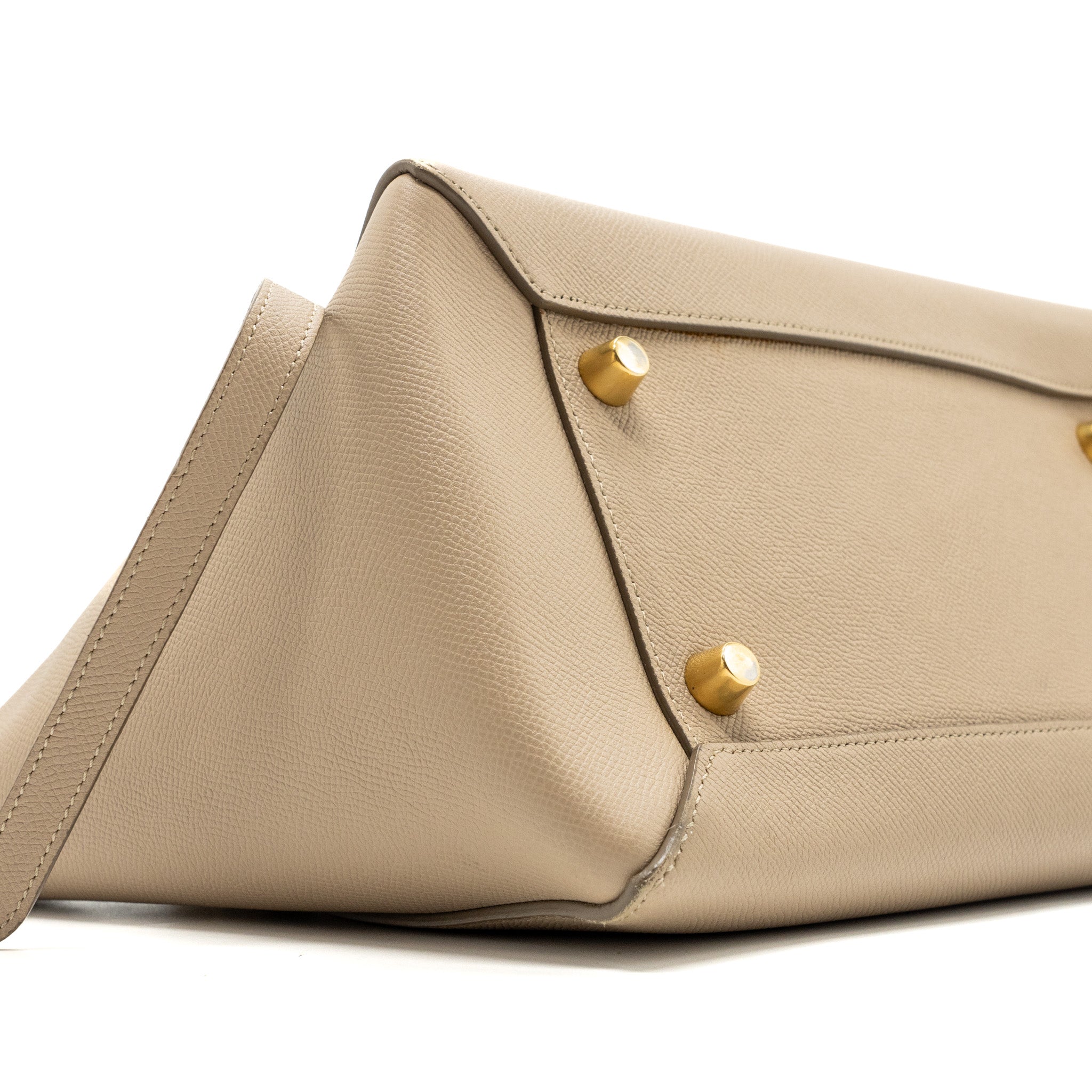 CELINE MINI BELT BAG CALFSKIN LIGHT TAUPE GHW