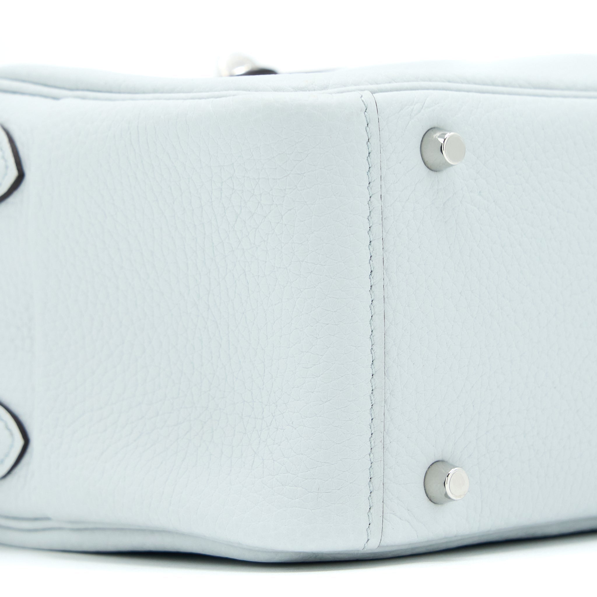 HERMES MINI LINDY CLEMENCE BLUE PALE SHW