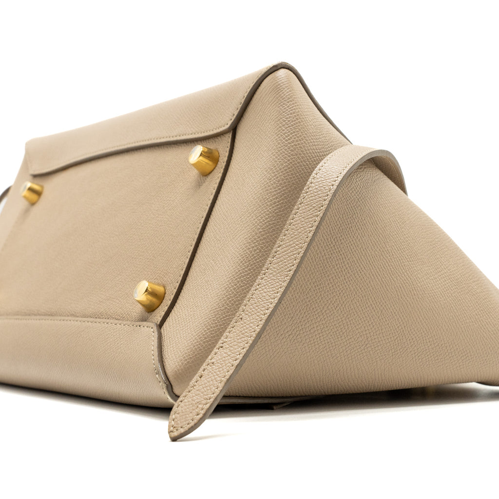 CELINE MINI BELT BAG CALFSKIN LIGHT TAUPE GHW