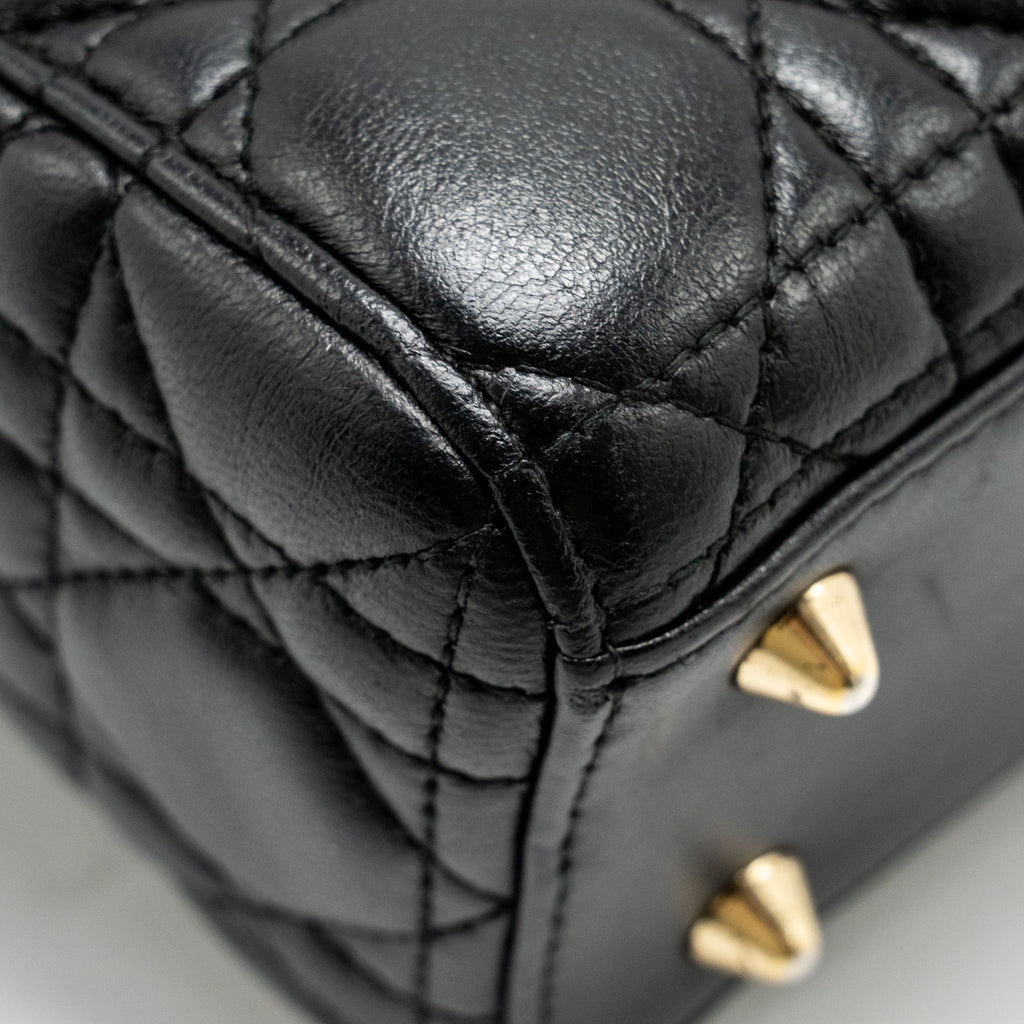 DIOR MY ABC SMALL LADY DIOR LAMBSKIN BLACK GHW