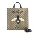 GUCCI SUPREME CANVAS WITH BEE TOTE BAG