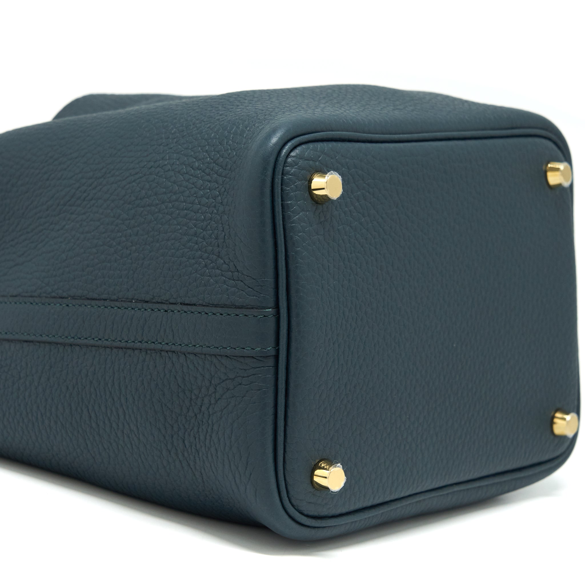 HERMES PICOTIN 18 LOCK BAG CLEMENCE 6O VERT CYPRESS GHW