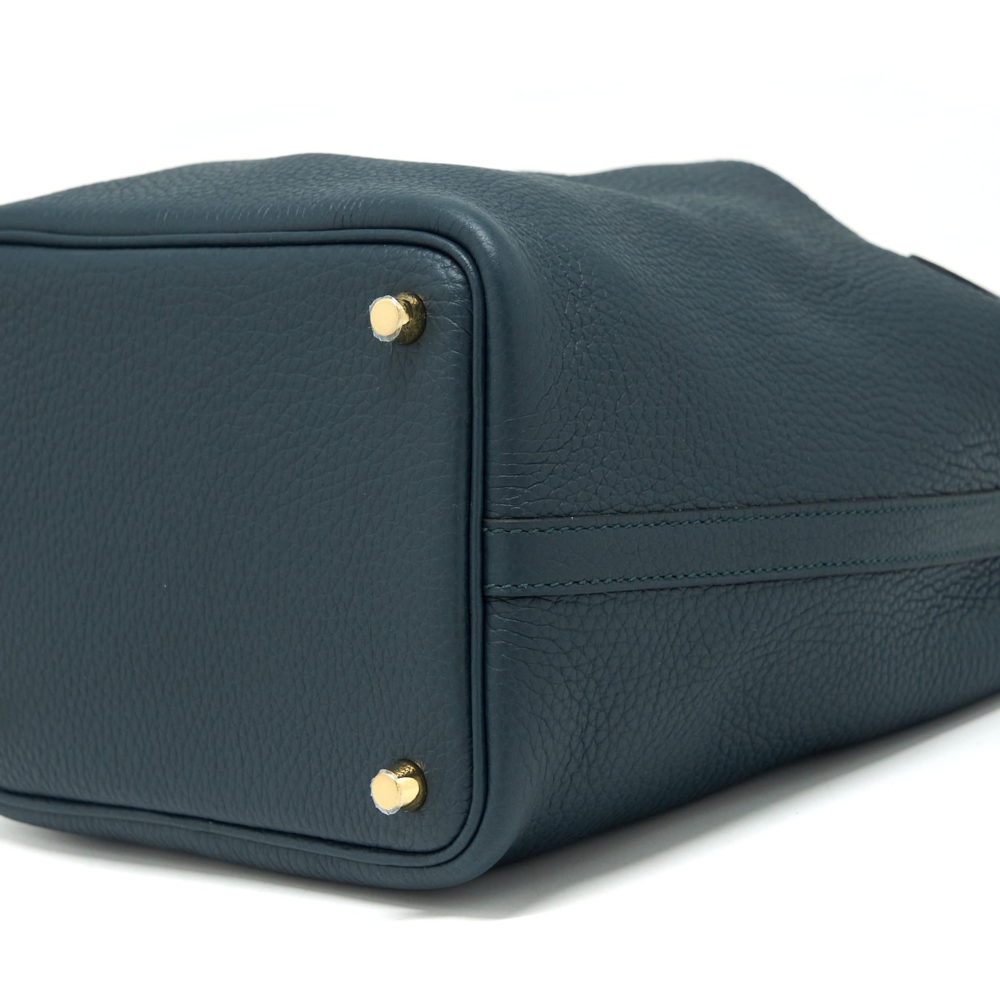 HERMES PICOTIN 18 LOCK BAG CLEMENCE 6O VERT CYPRESS GHW