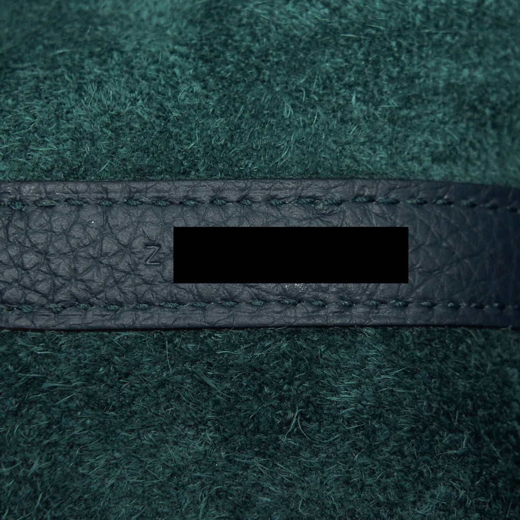 HERMES PICOTIN 18 LOCK BAG CLEMENCE 6O VERT CYPRESS GHW