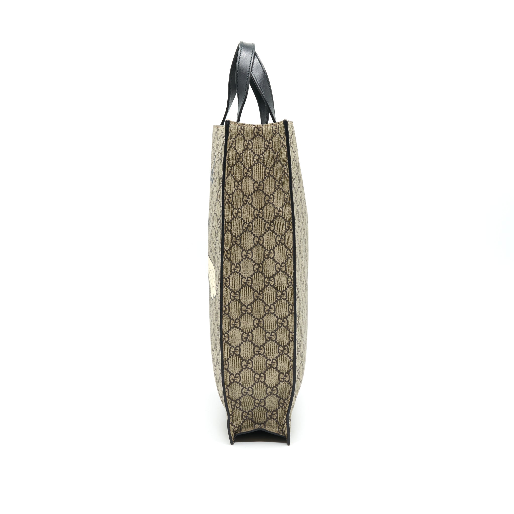 GUCCI SUPREME CANVAS WITH BEE TOTE BAG