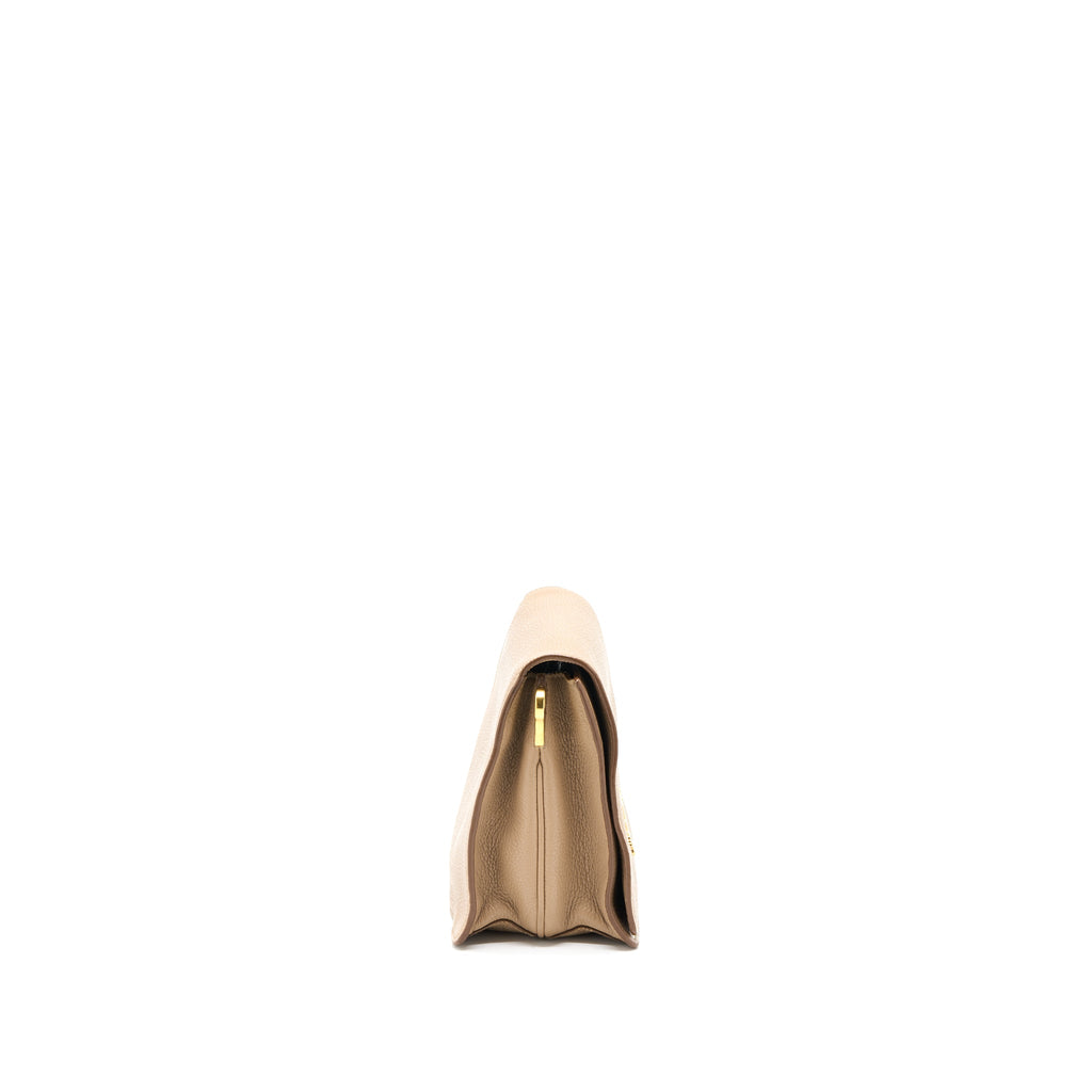 PRADA PATTINA BAG CALFSKIN CAMMEO GHW