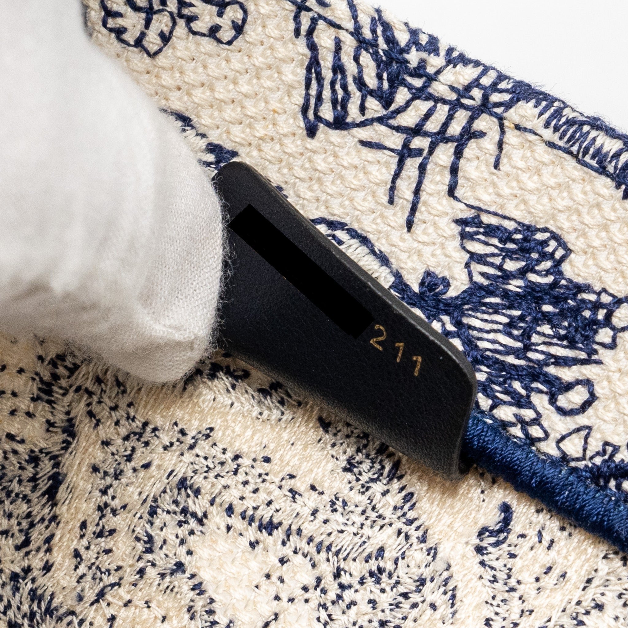 DIOR MEDIUM BOOK TOTE BLUE TOILE DE JOUY EMBROIDERY CANVAS