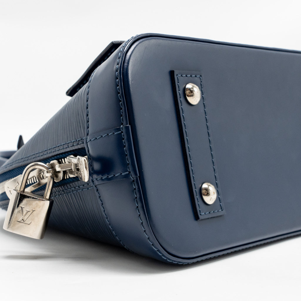LOUIS VUITTON ALMA BB EPI INDIGO SHW