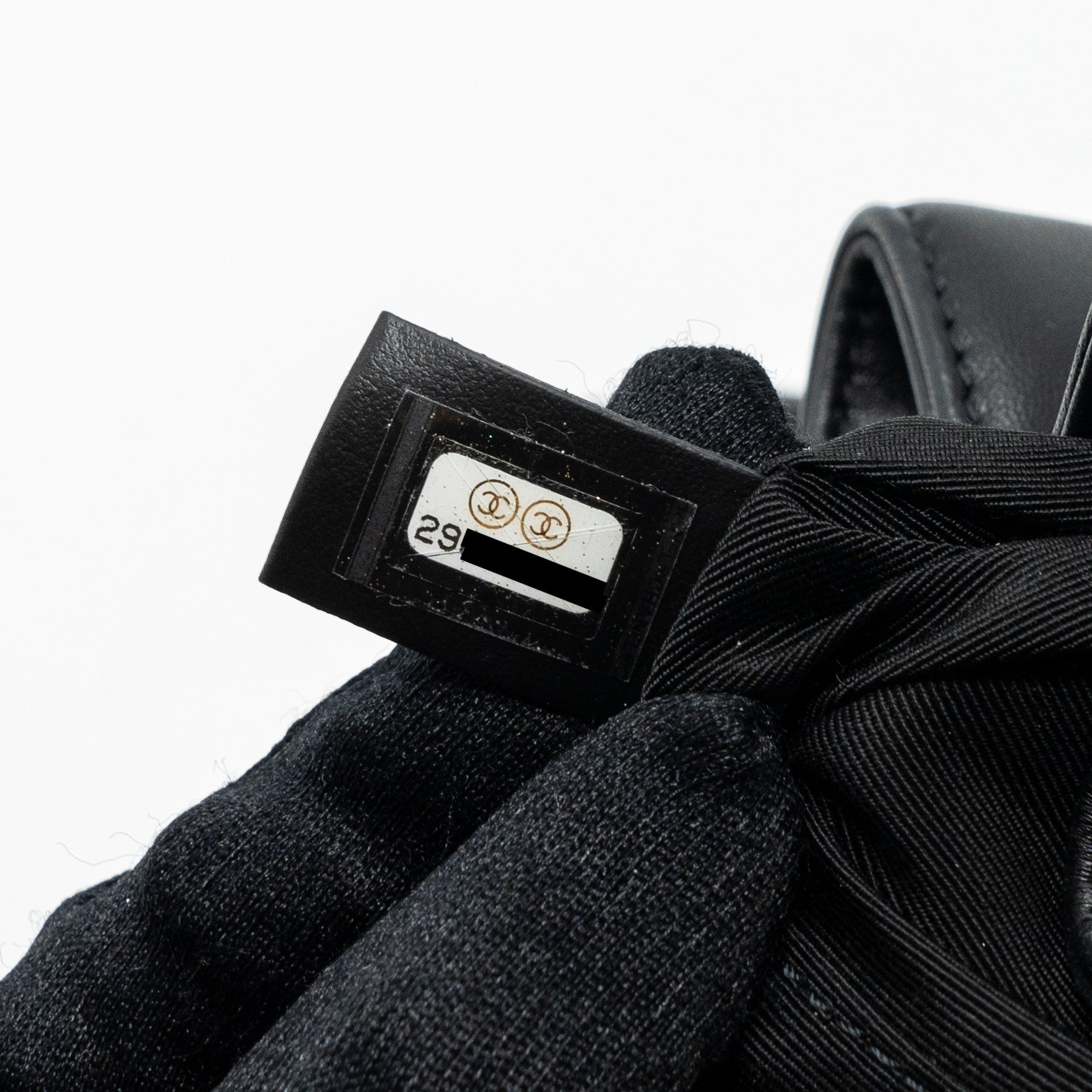 CHANEL DRAWSTRING BUCKET BAG CALFSKIN BLACK LGHW
