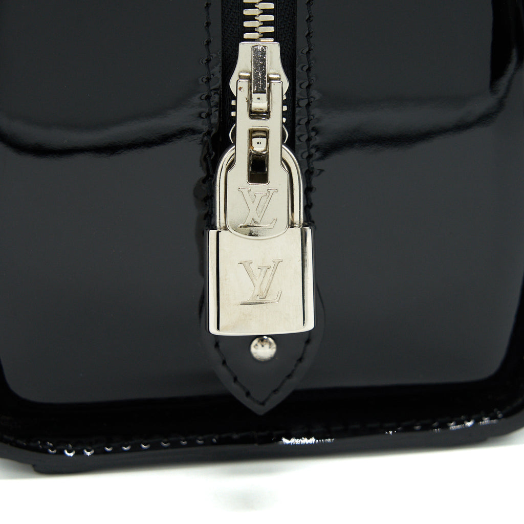 LOUIS VUITTON EPI TOTE BAG PATENT LEATHER BLACK SHW