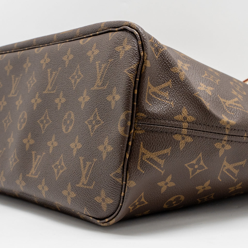 LOUIS VUITTON NEVERFULL MM MONOGRAM CANVAS GHW