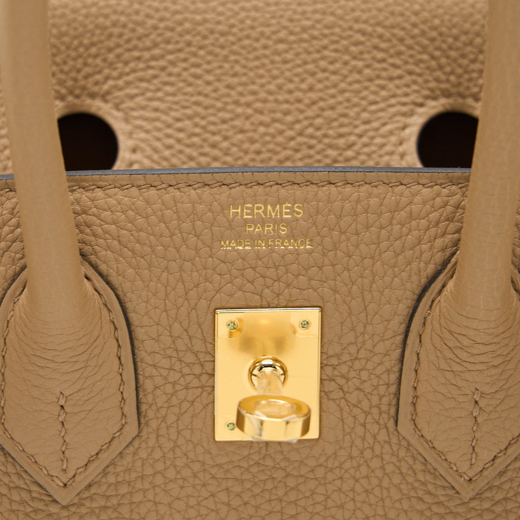HERMES BIRKIN 25 TOGO 0M CHAI GHW